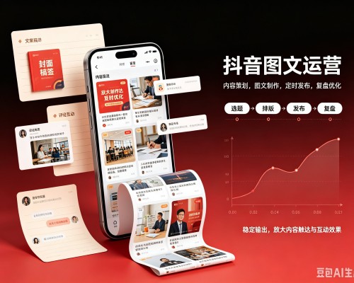 叠彩抖音图文代运营服务