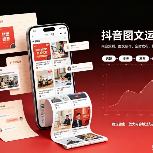 叠彩抖音图文代运营服务